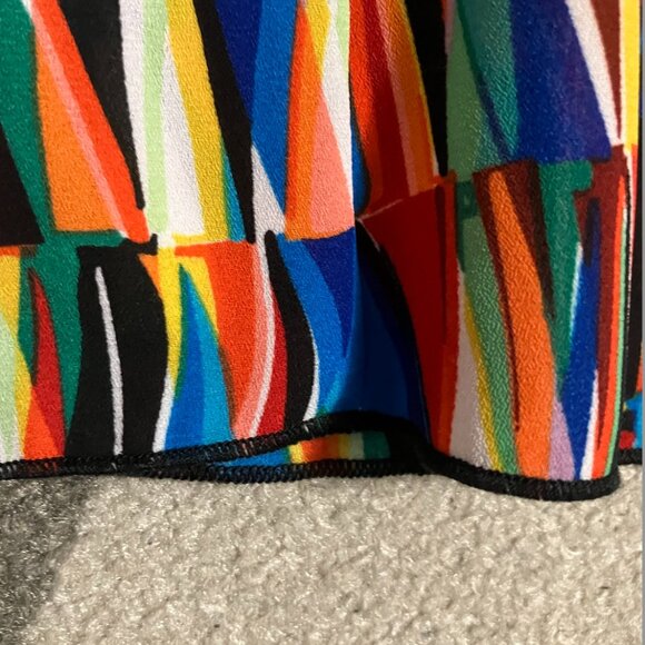NWT Premise Multicolor Geometric Print Pull-on Skirt Women's Size S - Picture 4 of 7